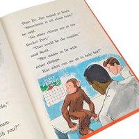 Vintage 1970 Moonbeam Book: Moonbeam is Lost by Wassermann, Chimpanzee Story