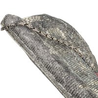 Vintage La Regale Silver Beaded Purse: Mid-Century Evening Bag
