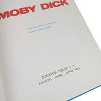 Vintage 1974 Moby Dick Book: Spanish Language Herman Melville