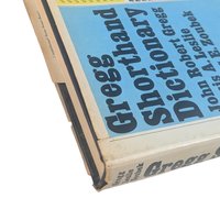 Vintage 1971 Gregg Shorthand Dictionary: Diamond Jubilee Series Secretarial Reference