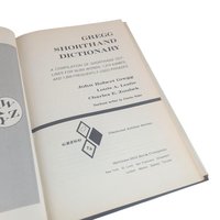 Vintage 1971 Gregg Shorthand Dictionary: Diamond Jubilee Series Secretarial Reference
