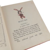 Antique 1922 Bunny Boy and Grizzly Bear: Laura Rountree Smith Animal Storybook