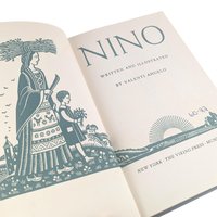 Vintage 1957 Nino Novel: Valenti Angelo Newbery Honor Book, Former Library Copy