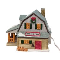Vintage 1994 Lemax Trading Post: Dickensvale Lighted Christmas Village House