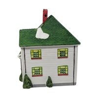 Vintage 1993 Lemax Bed & Breakfast: Dickensvale Porcelain Lighted House