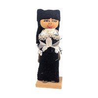 Vintage Ecuadorian Musician Set: Handmade Folk Art Wood Dolls