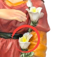 Vintage Grandeur Noel Nativity Angels: Set of 2 Ceramic Christmas Figures