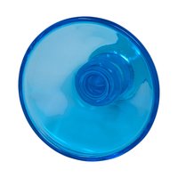 Vintage Blue Glass Candlesticks: Pair of Taper Candle Holders