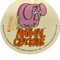 Vintage 1978 Eugene the Elephant Plush: Mighty Star Animal Crackers Comic Toy