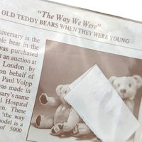 Vintage 1990 House of Nisbet Teddy Bear: "The Way We Were" Limited Edition
