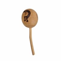 Vintage Gourd Maracas Set: Hand Drawn Kokopelli & Deer Shakers, Southwestern Decor