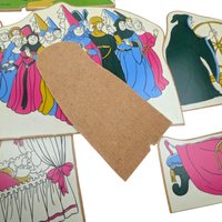 Vintage Judy Story Set: Sleeping Beauty Fairy Tale Characters, Educational Storytelling Pieces