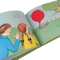 Vintage 1973 Around the World Book: My Red Balloon Hardcover Story