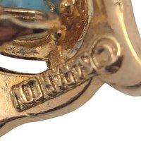 Vintage Sarah Coventry Desert Sky Earrings: 1970s Faux Turquoise Clip Ons