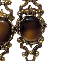 Vintage Earring Collection Your Choice: Faux Pearl, Moonglow, or Tiger Eye