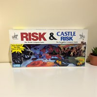 Vintage 1986 Risk & Castle Risk Game: Parker Brothers Combo Set