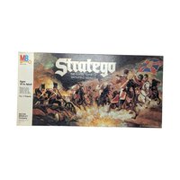 Vintage 1986 Stratego Board Game: Milton Bradley Battlefield Strategy