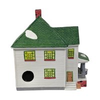 Vintage 1993 Lemax Bed & Breakfast: Dickensvale Porcelain Lighted House