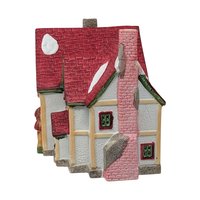 Vintage 1993 Lemax Christmas Shoppe: Dickensvale Porcelain Lighted House