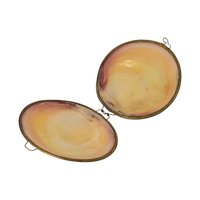 Vintage Clamshell Trinket Box: Natural Seashell Jewelry Holder