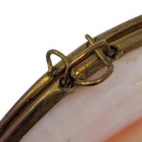 Vintage Clamshell Trinket Box: Natural Seashell Jewelry Holder