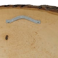 Vintage 1970s Last Supper Plaque: Rustic Wood Slice Wall Art