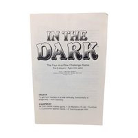 Vintage 1989 In The Dark Game: Parker Brothers Four-in-a-Row Challenge