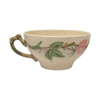 Vintage Franciscan Desert Rose Cup: Hand Painted USA Pottery Saucer Set