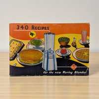 Vintage 1947 Waring Blendor Cookbook: 340 Recipes Softcover Booklet
