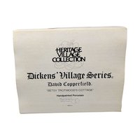 Vintage 1989 Betsy Trotwood's Cottage: Department 56 Dickens Village House