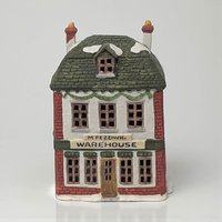 Vintage 1986 Fezziwig Warehouse: Dept 56 Dickens Village House