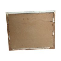 Vintage C. Baronzetti Last Supper Print: Ornate Gold Frame Religious Art