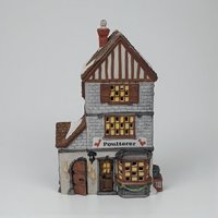 Vintage 1988 Poulterer Shop: Dept 56 Dickens Village House