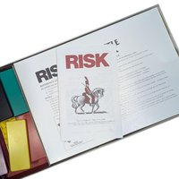 Vintage 1986 Risk & Castle Risk Game: Parker Brothers Combo Set