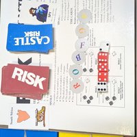 Vintage 1986 Risk & Castle Risk Game: Parker Brothers Combo Set