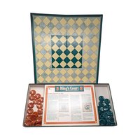 Vintage 1989 King's Court Game: Golden Supercheckers Strategy Game