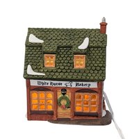 Vintage 1988 "White Horse Bakery" House: Dept 56 Dickens' Village Collectible