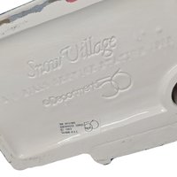 Vintage 1989 Dept 56 Big Bill's Service Station: Snow Village 5128-4 Ceramic House