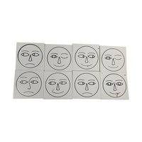 Vintage Creative Playthings Face Matching Game J0480: Mid-Century Wood Learning Toy