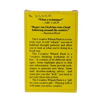 Vintage 1992 Creative Whack Pack: Roger von Oech Creativity Strategy Cards