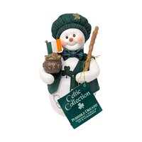 Vintage 2000 Irish Snowman Figure: Possible Dreams Celtic Collection