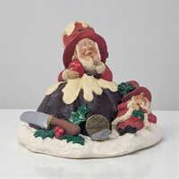 Vintage 1995 Finnians Christmas Figure: Roman Inc. Irish Leprechaun Pudding Decor