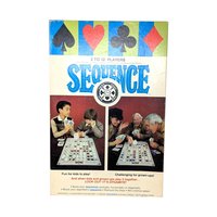 Vintage 1982 Sequence Board Game: Jax Ltd. Vinyl Mat Edition Complete