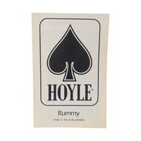 Vintage 1979 Rummy by Hoyle Game: Sealed Chips Plastic Mat Card Game