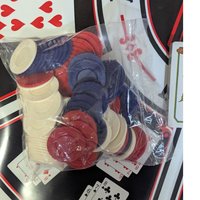 Vintage 1979 Rummy by Hoyle Game: Sealed Chips Plastic Mat Card Game