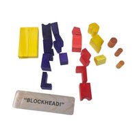 Vintage 1982 Blockhead! Game: Pressman Balancing Skill Toy Complete