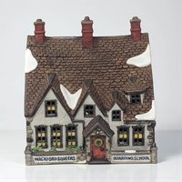 Vintage 1988 Wackford Squeers Boarding School: Dept 56 Dickens Village House