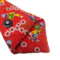 Vintage Handmade Scissor Holder: Jiminy Cricket Fabric Sewing Accessory