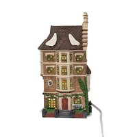Vintage 1991 "Nephew Fred's Flat" House: Dept 56 Dickens' Village Collectible