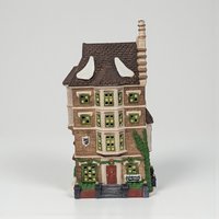 Vintage 1991 "Nephew Fred's Flat" House: Dept 56 Dickens' Village Collectible